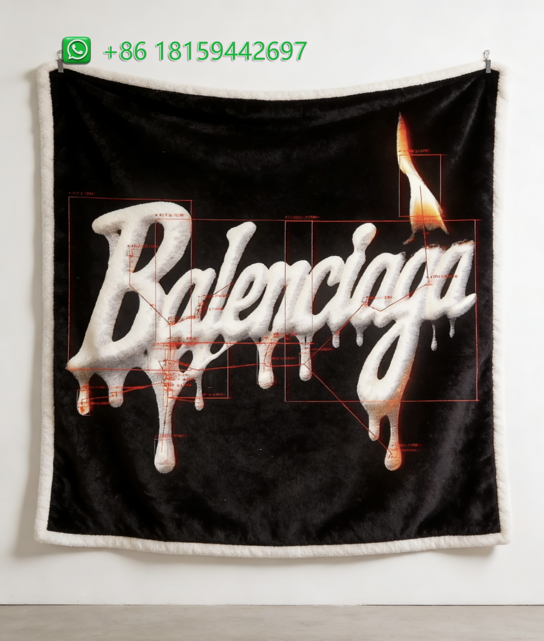 Balenciaga Throw Blankets